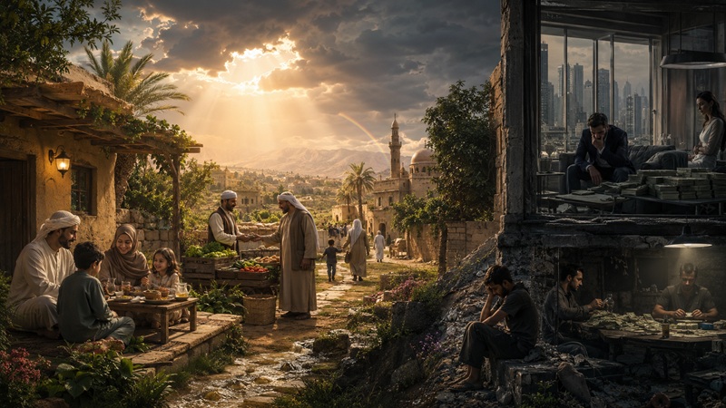 بركاتٌ من السماءِ والأرض