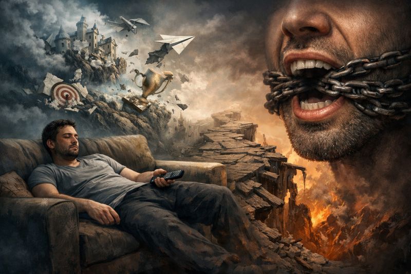 الكسل: راحة كاذبة تُسقط الأحلام وتُطلق اللسان إلى المهالك