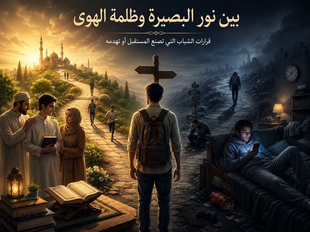 بين نور البصيرة وظلمة الهوى - قرارات الشباب التي تصنع المستقبل أو تهدمه